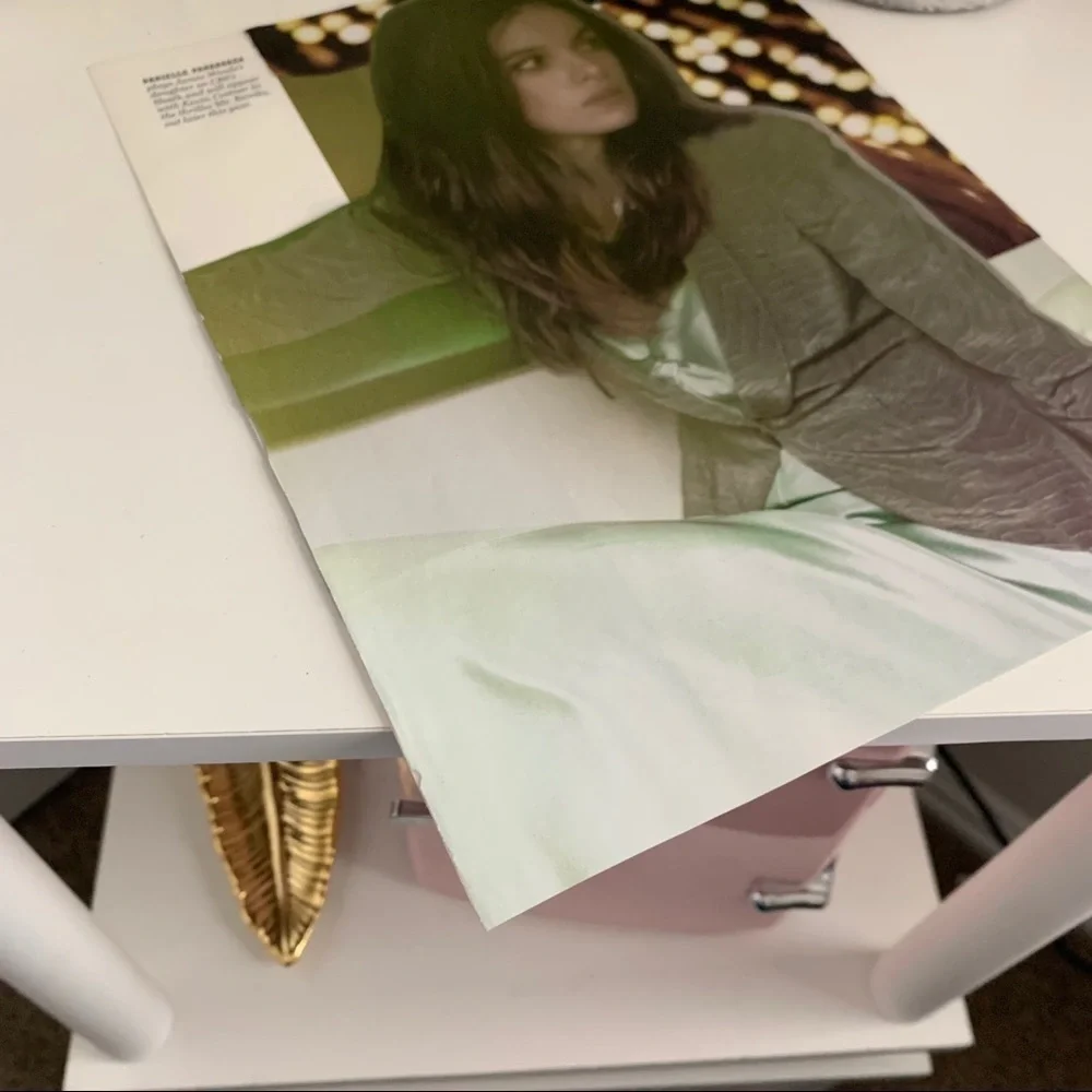 Danielle Panabaker Editorial Collage Wall Art Life’s a Journey Magazine Print